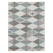 Atomic Age Art Diamonds Sage Grey Tafelkleed (Voorkant)