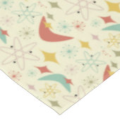 Atomic Age Boomerang Starburst Mid Century Patroon Tafelkleed (Gekanteld)