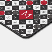 Atomic Age Checkers Bureaumat (Hoek)