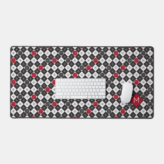 Atomic Age Checkers Bureaumat (Keyboard & Muis)