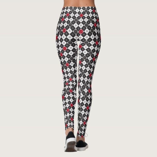 Atomic Age Checkers Leggings (Achterkant)