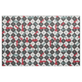 Atomic Age Checkers Stof (Fat Quarter)