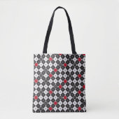 Atomic Age Checkers Tote Bag (Voorkant)