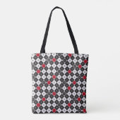 Atomic Age Checkers Tote Bag (Achterkant)