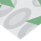 Atomic Age Christmas Holly Silver Tafelkleed (Gekanteld)