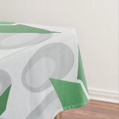 Atomic Age Christmas Holly Silver Tafelkleed (Voorbeeld)