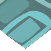 Atomic Age Fieldstones Blauwgroen Tafelkleed (Gekanteld)