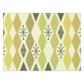 Atomic Age geometrische chartreuse Tafelkleed (Voorkant (Horizontaal))