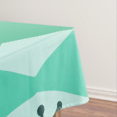 Atomic Age geometrische turquoise Tafelkleed (Voorbeeld)
