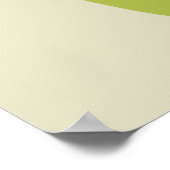 Atomic Age Mid Century Rood Geel Groen Abstract Poster (Hoek)