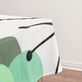Atomic Age Molecules Mint Green Tafelkleed (Voorbeeld)