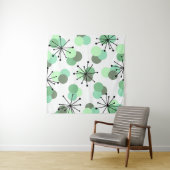 Atomic Age Molecules Mint Green Wandkleed (In situ)