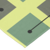 Atomic Age Simple Shapes Chartreuse Tafelkleed (Gekanteld)