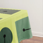 Atomic Age Simple Shapes Chartreuse Tafelkleed (Voorbeeld)