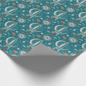 Atomic Age Space Exploration ©studioxtine Cadeaupapier (Hoek)