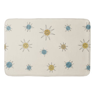 Atomic Age Sputnik Starburst Planten Badmat