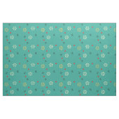 Atomic Age Sputnik Starbursts Turquoise Stof (Fat Quarter)