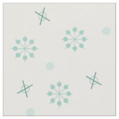 Atomic Age Sputnik Starbursts Winter Green Stof (Close Up)