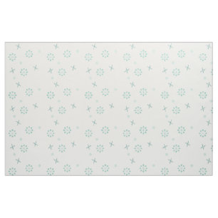 Atomic Age Sputnik Starbursts Winter Green Stof