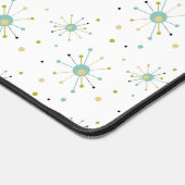 Atomic Age Starburst Blauw Geel Groen Midden-eeuw Bureaumat (Hoek)