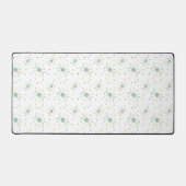 Atomic Age Starburst Blauw Geel Groen Midden-eeuw Bureaumat (Voorkant)