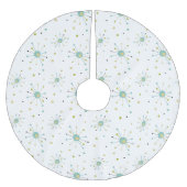 Atomic Age Starburst MCM Kerst Kerstboom Rok (Voorkant)