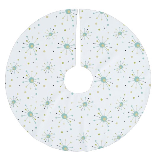 Atomic Age Starburst MCM Kerst Kerstboom Rok (Voorkant)
