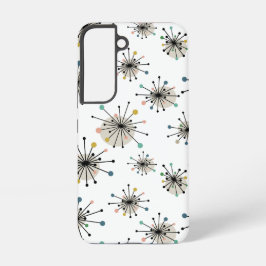 Atomic Age Starburst midden in het midden van de e Samsung Galaxy Hoesje