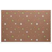 Atomic Age Starburst Planets Brown Green Stof (Fat Quarter)