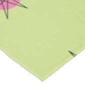 Atomic Age Starburst Planets Lime Green Tafelkleed (Gekanteld)