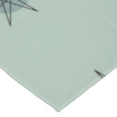 Atomic Age Starburst Planets Sage Green Tafelkleed (Gekanteld)