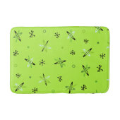 Atomic Age Starbursts Chartreuse Badmat (Voorkant)