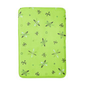 Atomic Age Starbursts Chartreuse Badmat (Voorkant Verticaal)