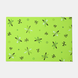 Atomic Age Starbursts Chartreuse Deurmat