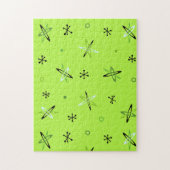 Atomic Age Starbursts Chartreuse Legpuzzel (Verticaal)