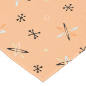 Atomic Age Starbursts Oranje Korte Tafelloper (Hoek)