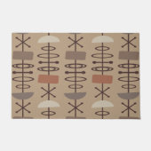 Atomic Age Symbolen Aarde Toon Deurmat (Voorkant)