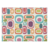 Atomic Age Veldstenen Kleurrijk Tafelkleed (Voorkant (Horizontaal))