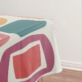 Atomic Age Veldstenen Kleurrijk Tafelkleed (Voorbeeld)