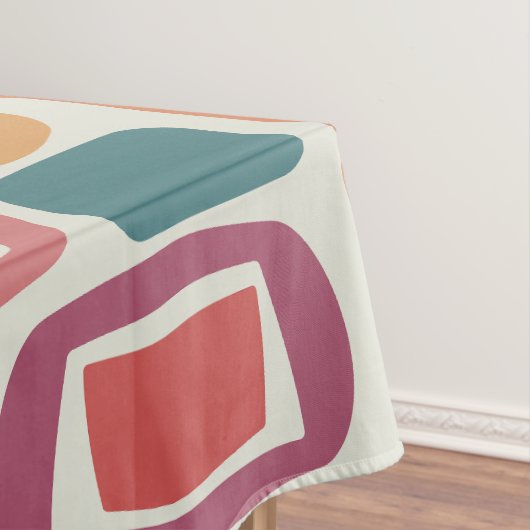 Atomic Age Veldstenen Kleurrijk Tafelkleed (Voorbeeld)