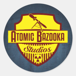 Atomic Bazooka Logo Ronde Sticker