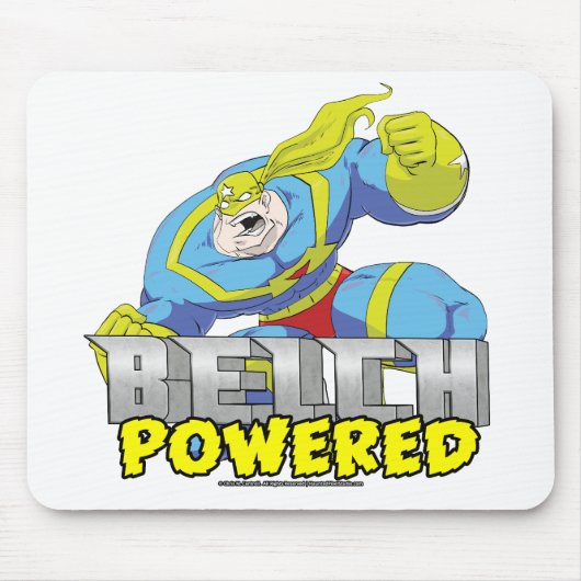 Atomic Belch Man - Belch Powered Mousepad Muismat (Voorkant)