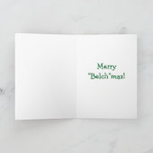 Atomic Belch Man - Belchmas Choir Christmas Card Kaart (Binnen)
