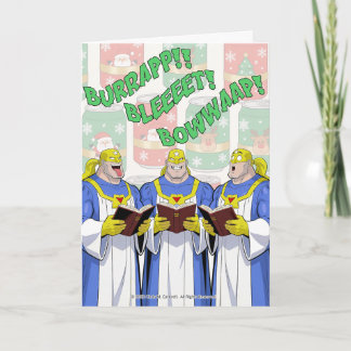 Atomic Belch Man - Belchmas Koor Kerstkaart Kaart