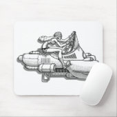 Atomic Biker Chick Muismat (Met muis)