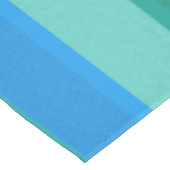 Atomic Blauwgroen & Turquoise Stripes Tablecloth Tafelkleed (Gekanteld)