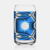 Atomic Blue Blikvorm Glas (Voorkant)