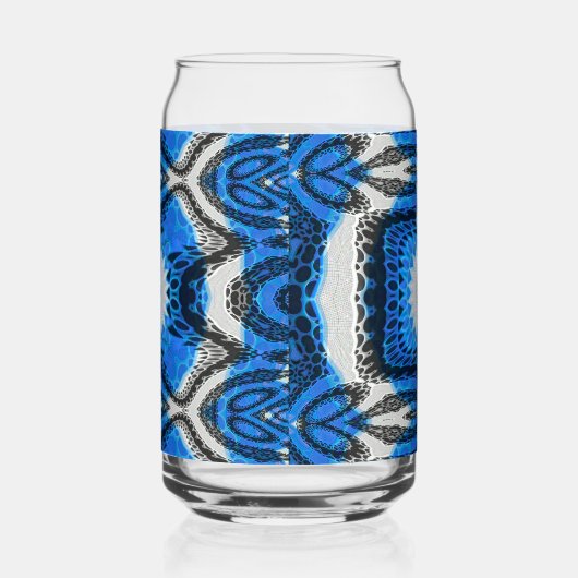 Atomic Blue Blikvorm Glas (Rechts)