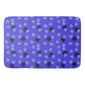 Atomic Blueberry - Retro Polka Dot Dream Badmat (Voorkant)