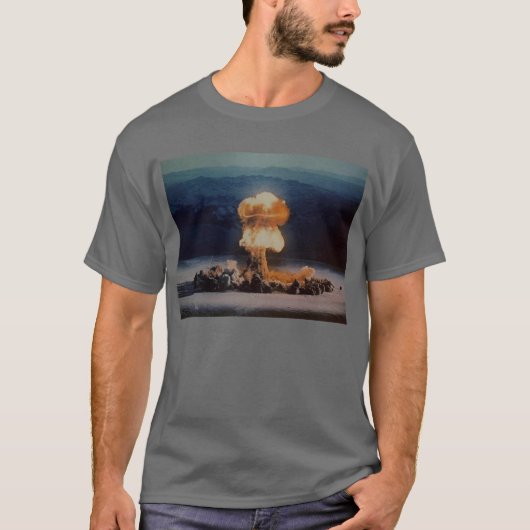 Atomic Bomb Blast, blauw met bliksembout T-shirt (Voorkant)